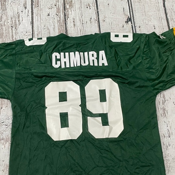 Vintage Mark Chmura Green Bay Packers Reebok Reversible Football Sports Jersey - Picture 11 of 12